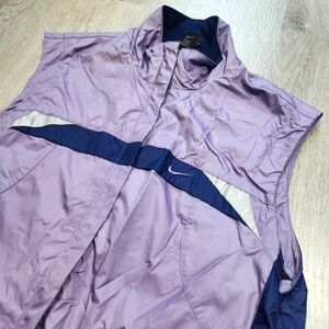 Y2K NIKE Womens Medium Nylon Hiking Vest Breathable Lavender Purple Mens Small